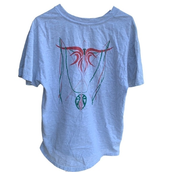 Vintage Tee Shirt Tribal Boho Design 1999 Fraternity Sorority Aztec Size Large - Picture 1 of 5